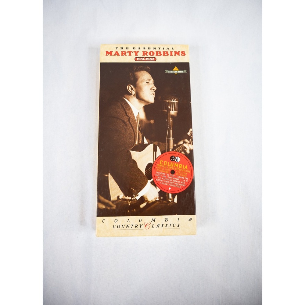 The Essential Marty Robbins Box Set 2 CDs Columbia Country Classics 1951 - 1982